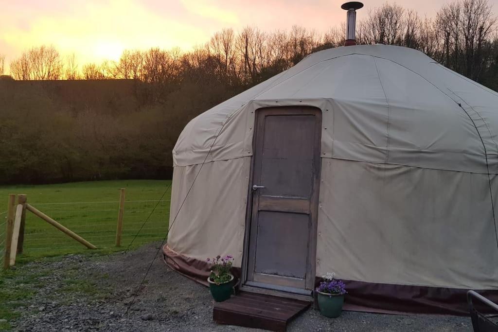 Hotel Bronfelen Yurt Cynghordy Exterior foto